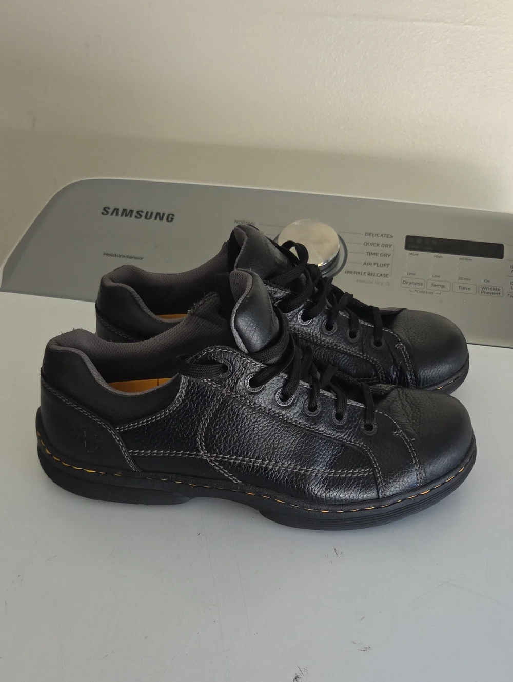 Doc Dr Martens Adirondack Black Leather Casual Oxford Sneakers Shoes Mens Sz 11